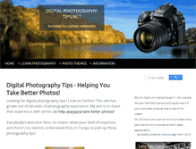 Tablet Screenshot of digital-photography-tips.net